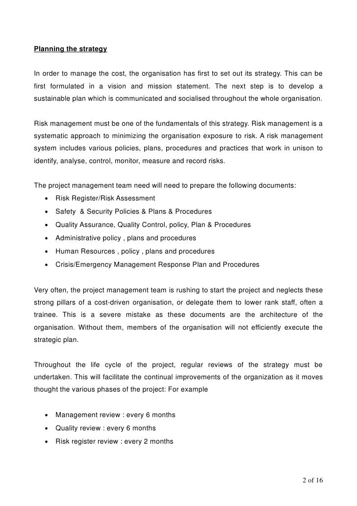 project quality management project quality management pmbok